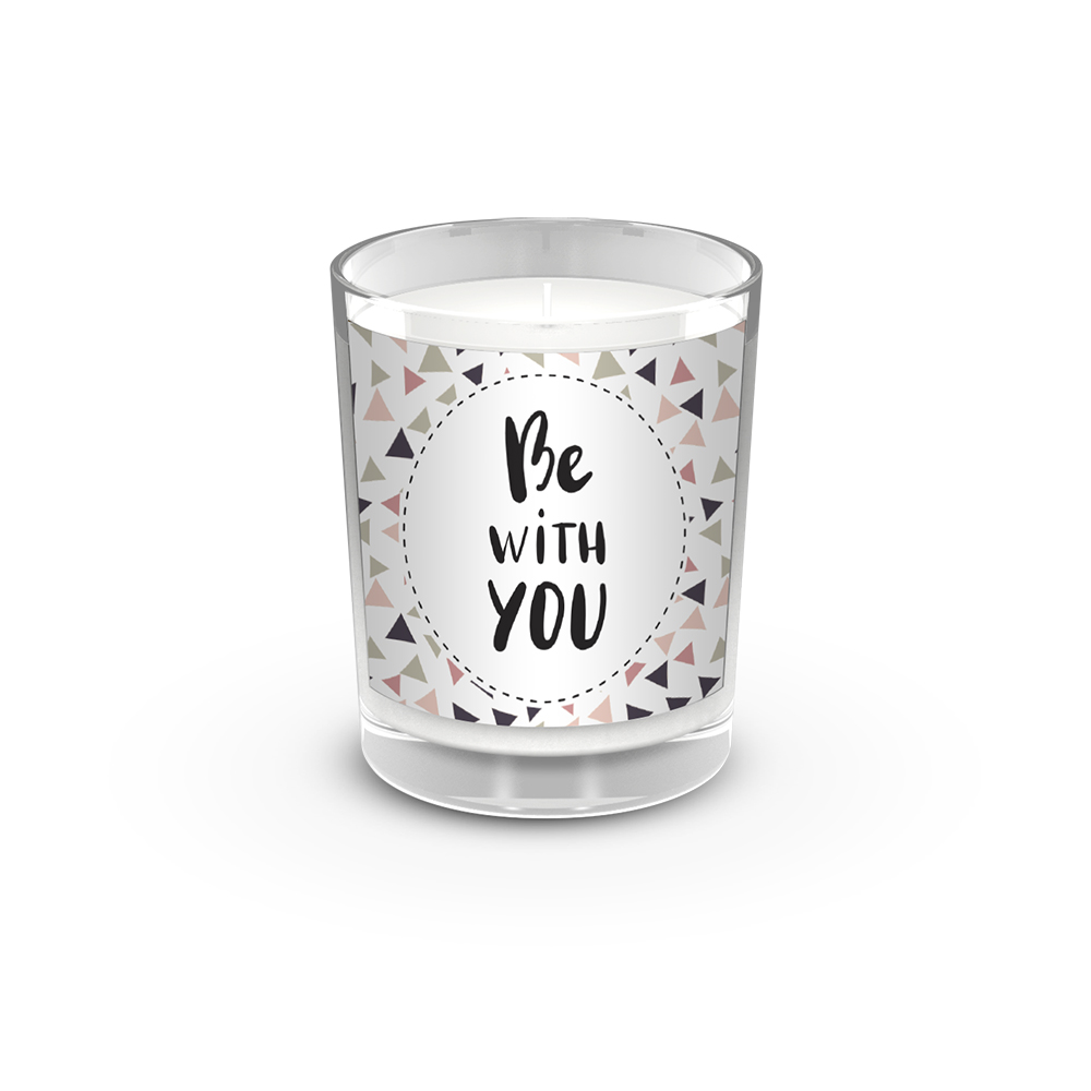 Bougie parfumée wording Be with you